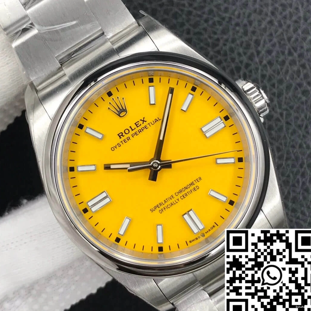 Yellow Perpetual M126000-0004 Rolex Dial Factory 36MM EW Oyster 0204